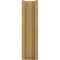 Ekena Millwork 5 1/2-in W x 16-in D x 20-in H Funston Slat Rough Cedar Woodgrain TimberThane Outlooker, Primed Tan OUTUR055X16X20FST24RCPR - alternate 6